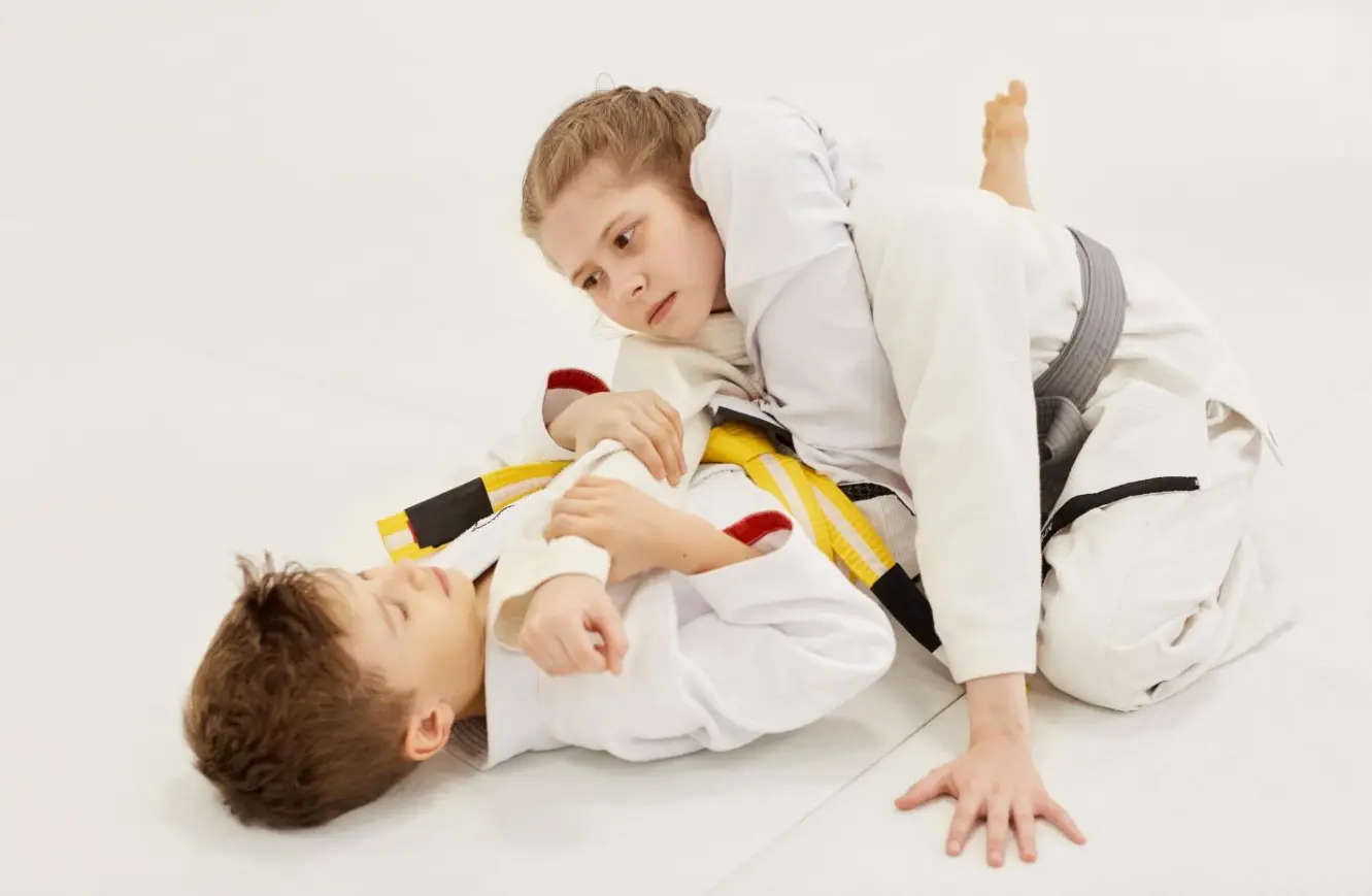 Kids BJJ helps students of all skill levels develop concentration, build confidence, and enjoy significant gains in a caring environment where core values are understood, social skills are strengthened, and excellence is encouraged through the guidance of assistant instructors and a structured practice that accommodates each child&rsquo;s journey toward the black belt in this dynamic contact sport.